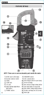 Предварительный просмотр 6 страницы Klein Tools CL800E Instruction Manual