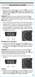 Предварительный просмотр 45 страницы Klein Tools CL800E Instruction Manual