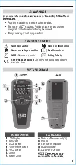 Предварительный просмотр 3 страницы Klein Tools ET140 Instruction Manual