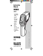 Klein Tools IR200 Instruction Manual preview