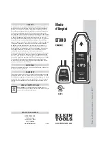 Preview for 5 page of Klein Tools KLET300 Instruction Manual