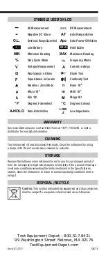 Preview for 8 page of Klein Tools MM2300 Instruction Manual