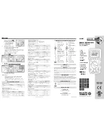 Preview for 3 page of Klein Tools MM2300A Instruction Manual