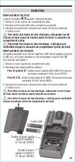 Preview for 35 page of Klein Tools MM325 Instruction Manual