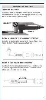 Предварительный просмотр 9 страницы Klein Tools MM420 Instruction Manual