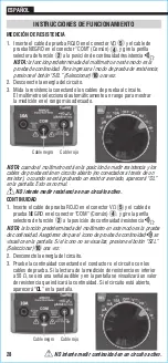 Предварительный просмотр 28 страницы Klein Tools MM420 Instruction Manual