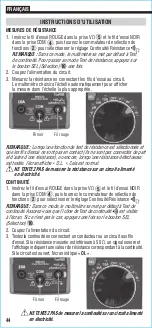 Предварительный просмотр 44 страницы Klein Tools MM420 Instruction Manual