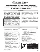 Preview for 15 page of Klein Tools PoleMaster FPD-5295 Instructions Manual