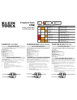 Klein Tools RT100 Instruction Manual preview