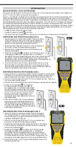 Preview for 17 page of Klein Tools VDV Scout Pro 3 Instruction Manual