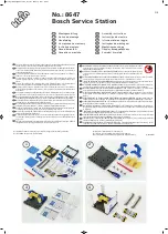 Klein Bosch Service Station Assembly Instructions предпросмотр