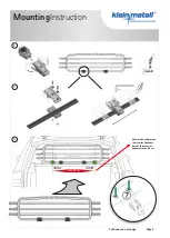 Preview for 2 page of kleinmetall ROADMASTER DELUXE Mounting Instruction