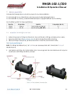 Preview for 18 page of Kleinn Air Horns RNGR-102-1/220 Installation Manual