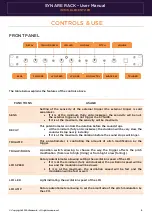 Preview for 6 page of Klementz SYNARE RACK User Manual