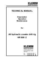 Preview for 1 page of KLEMM KR 806-2 Technical Manual