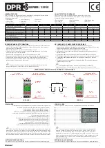 Klemsan DPR 3 Series Manual предпросмотр