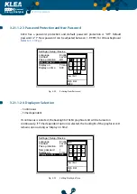 Preview for 34 page of Klemsan Klea 320P-D User Manual