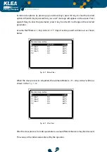 Предварительный просмотр 61 страницы Klemsan Klea 320P-D User Manual