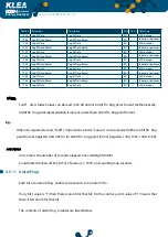 Preview for 102 page of Klemsan Klea 320P-D User Manual