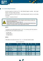 Preview for 105 page of Klemsan Klea 320P-D User Manual