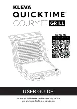 KLEVA QUICKTIME GOURMET GRILL User Manual preview