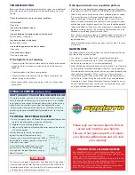 Preview for 2 page of Klever Kleena Sprinta Owner'S Manual