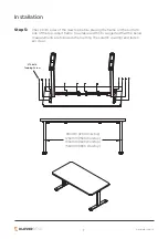 Preview for 7 page of Klever Fixed Single Sided Desk Quick Start Manual