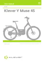 Klever Y Muse 45 User Manual предпросмотр