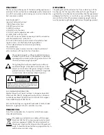 Preview for 2 page of KLH BEACON Manual