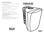 Preview for 2 page of KLH Faraday F-6600-AW Manual