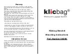 klicbag 8606K Mounting Instructions preview