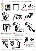 Preview for 1 page of KLIK LEDpod 40 Square Installation Instructions