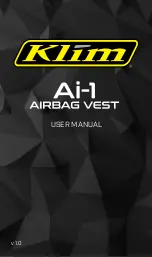 KLIM Ai-1 Airbag Vest User Manual preview