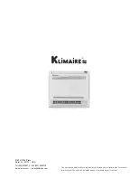 Предварительный просмотр 11 страницы Klimaire KFIM 012 Owner'S Manual