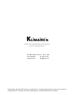 Предварительный просмотр 17 страницы Klimaire ksie series Installation Manual