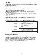 Предварительный просмотр 9 страницы Klimaire KSIX024-H220 User And Installation Manual