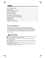 Предварительный просмотр 2 страницы Klimaire KSWM Owner'S Manual