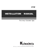 Предварительный просмотр 1 страницы Klimaire KTIM series Installation Manual