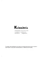 Preview for 16 page of Klimaire SPLIT TYPE ROOMAIR CONDITIONER Service Manual