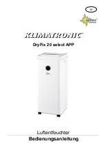 Klimatronic DryFix 20 Instructions Manual preview