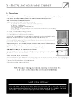 Preview for 22 page of Klimawatt Eurocave Premire Series User Manual