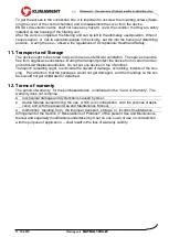 Preview for 11 page of Klimawent 800O56 Use And Maintenance Manual