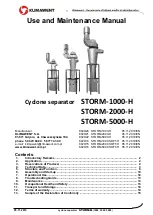 Предварительный просмотр 1 страницы Klimawent 802O14 Use And Maintenance Manual