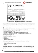 Preview for 8 page of Klimawent WP-11/Ex Use And Maintenance Manual