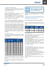 Preview for 21 page of Klimor EVO - H Operation And Maintenance Manual