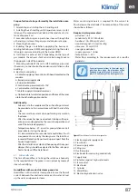 Preview for 89 page of Klimor EVO - H Operation And Maintenance Manual