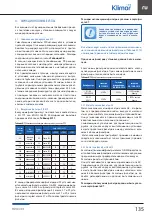 Preview for 137 page of Klimor EVO - H Operation And Maintenance Manual