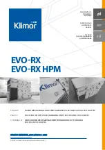 Preview for 1 page of Klimor EVO-RX Operation And Maintenance Manual