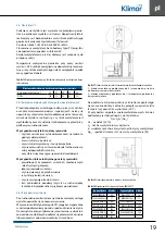 Preview for 21 page of Klimor EVO-S COMPACT Operation And Maintenance Manual