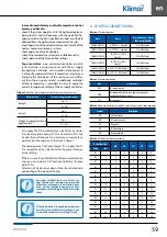 Preview for 61 page of Klimor EVO -T Operation And Maintenance Manual